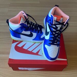 NIKE DUNK HIGH (Doernbecher-Release) “Blue Satin” ~ Size : Woman’s 7.0 ~NWT
